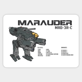 Marauder MAD-3R Ver 1 (light) Sticker